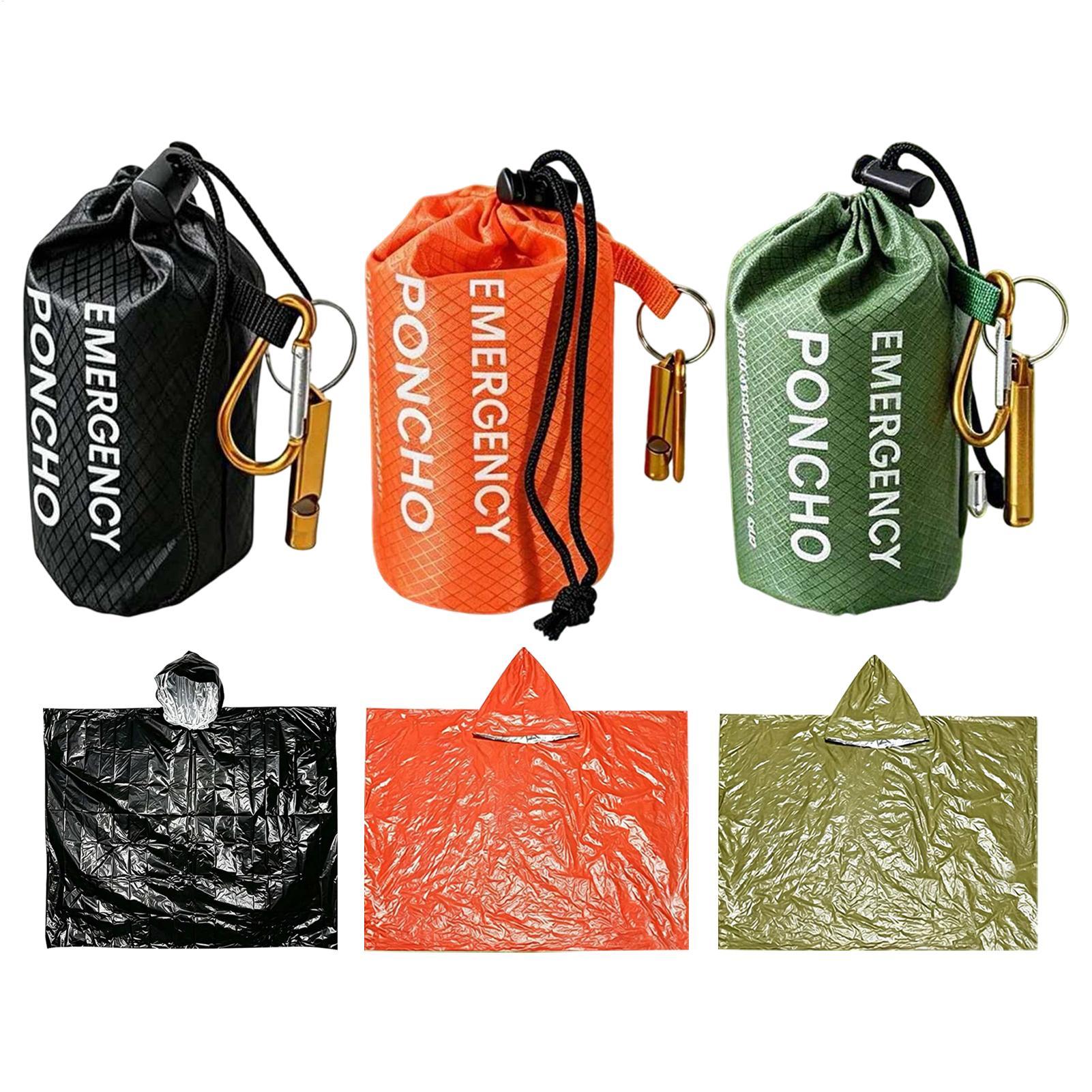 Lot de 3 ponchos de pluie de s - Survival Blanket Reflective avis et prix