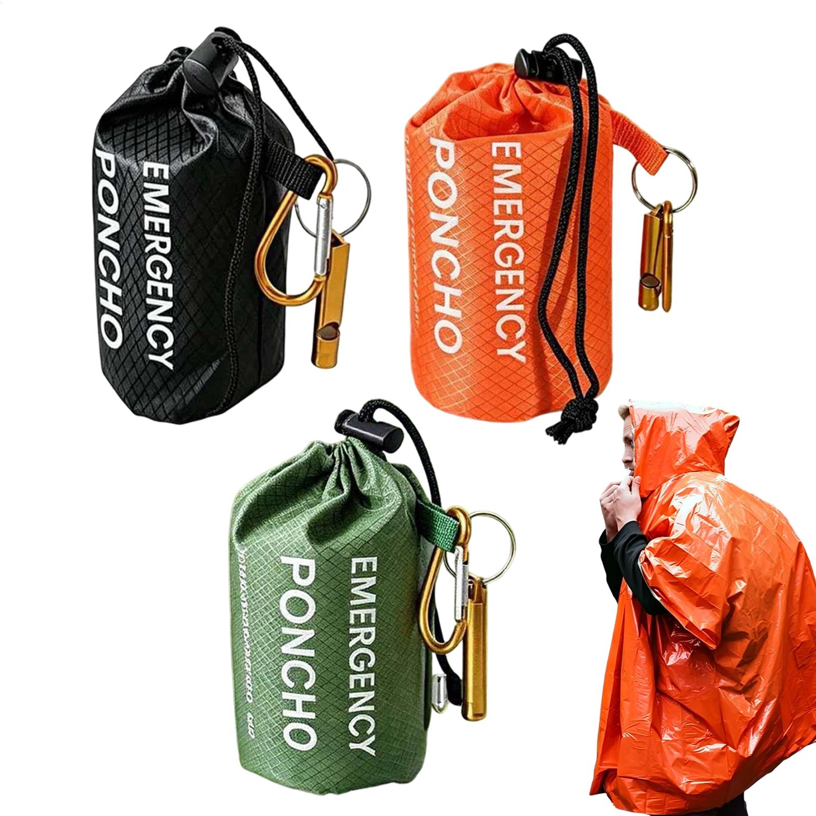 Lot de 3 ponchos de pluie de s - Survival Blanket Reflective avis et prix