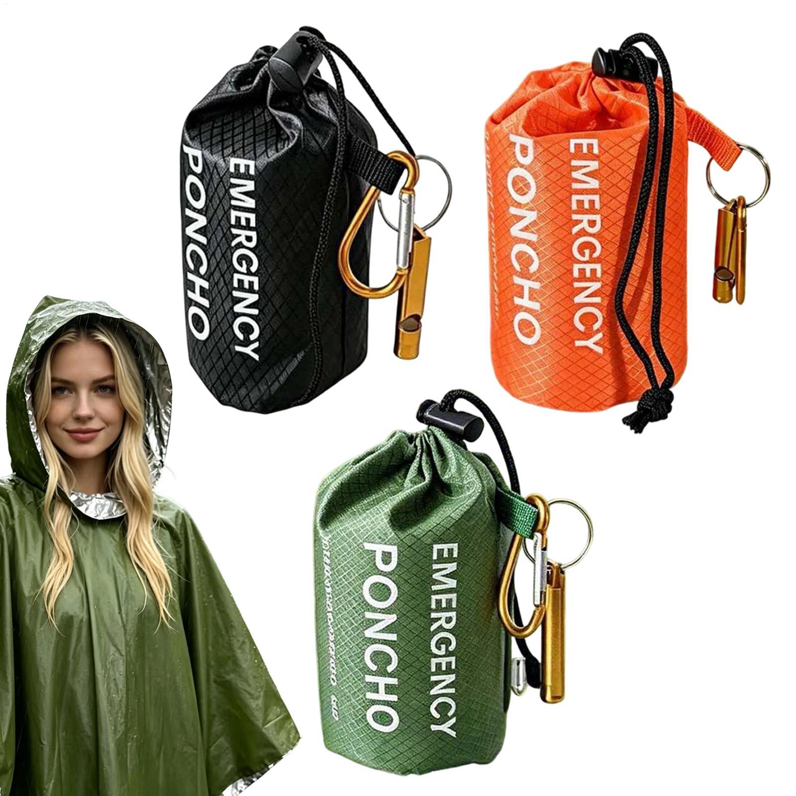 Lot de 3 ponchos de pluie de s - Survival Blanket Reflective avis et prix